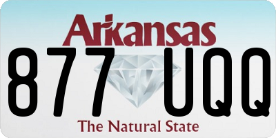 AR license plate 877UQQ