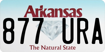 AR license plate 877URA