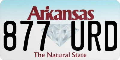 AR license plate 877URD