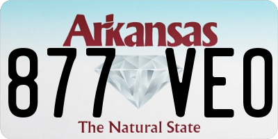 AR license plate 877VEO