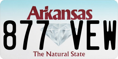 AR license plate 877VEW