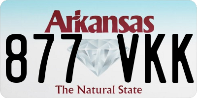 AR license plate 877VKK