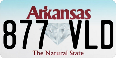 AR license plate 877VLD