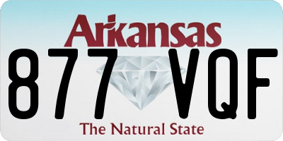 AR license plate 877VQF