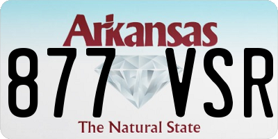 AR license plate 877VSR