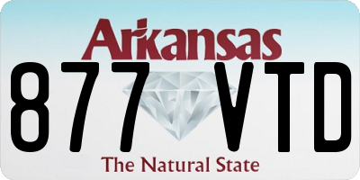 AR license plate 877VTD