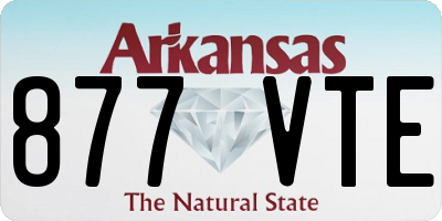 AR license plate 877VTE