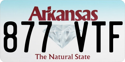 AR license plate 877VTF