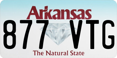 AR license plate 877VTG