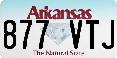 AR license plate 877VTJ
