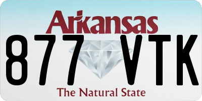 AR license plate 877VTK