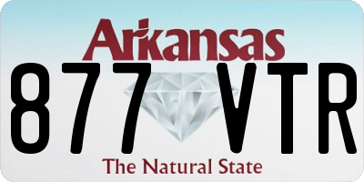 AR license plate 877VTR