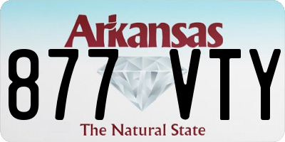 AR license plate 877VTY