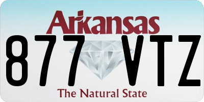 AR license plate 877VTZ