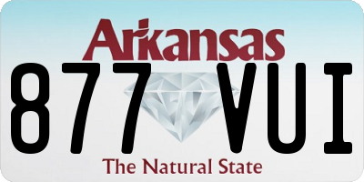 AR license plate 877VUI