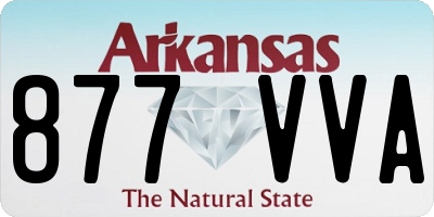AR license plate 877VVA