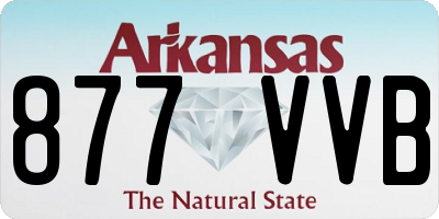 AR license plate 877VVB