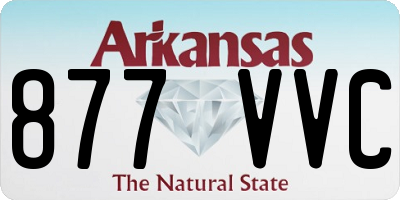 AR license plate 877VVC