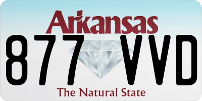 AR license plate 877VVD