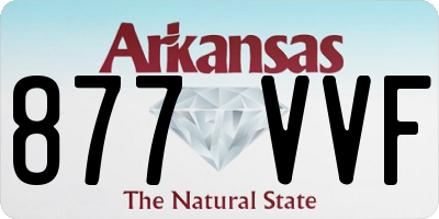 AR license plate 877VVF