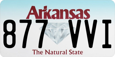 AR license plate 877VVI