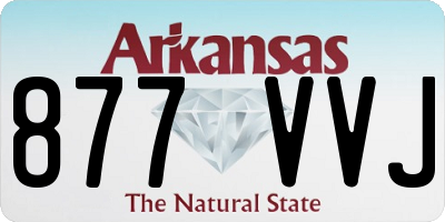 AR license plate 877VVJ