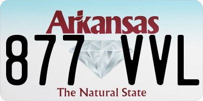 AR license plate 877VVL