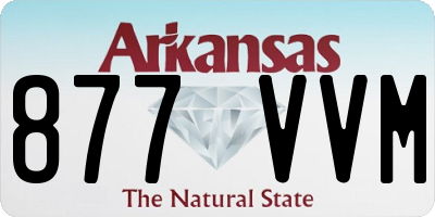 AR license plate 877VVM