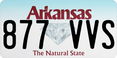 AR license plate 877VVS