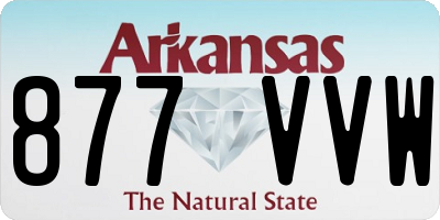 AR license plate 877VVW