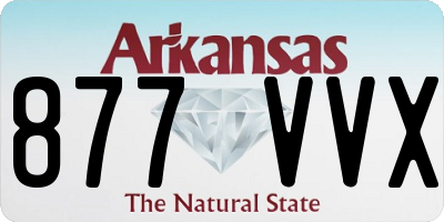 AR license plate 877VVX