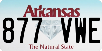 AR license plate 877VWE