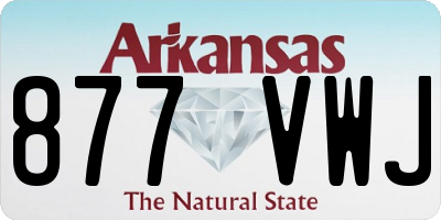 AR license plate 877VWJ