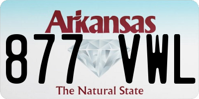 AR license plate 877VWL