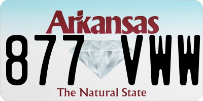 AR license plate 877VWW