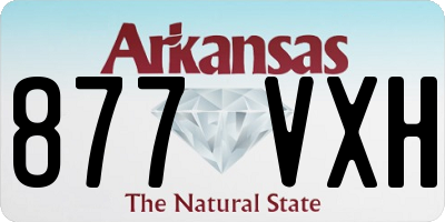 AR license plate 877VXH