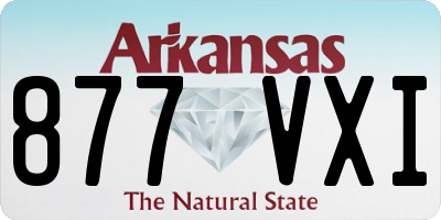AR license plate 877VXI