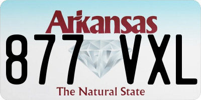 AR license plate 877VXL