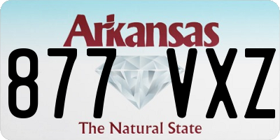 AR license plate 877VXZ