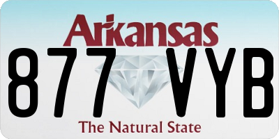 AR license plate 877VYB