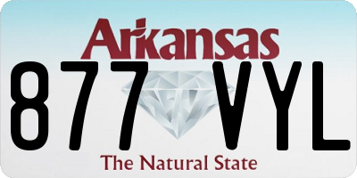 AR license plate 877VYL