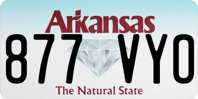 AR license plate 877VYO