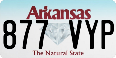 AR license plate 877VYP