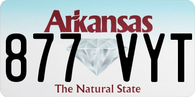 AR license plate 877VYT