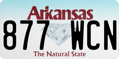 AR license plate 877WCN