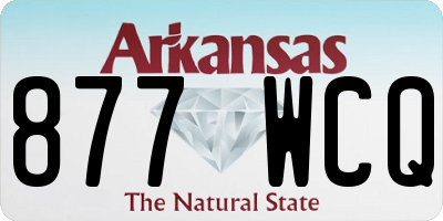 AR license plate 877WCQ