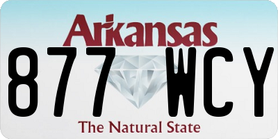 AR license plate 877WCY