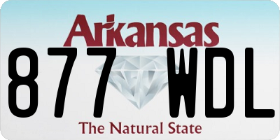 AR license plate 877WDL