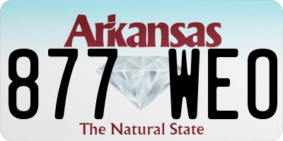AR license plate 877WEO
