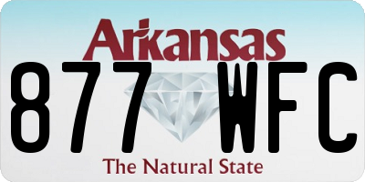AR license plate 877WFC